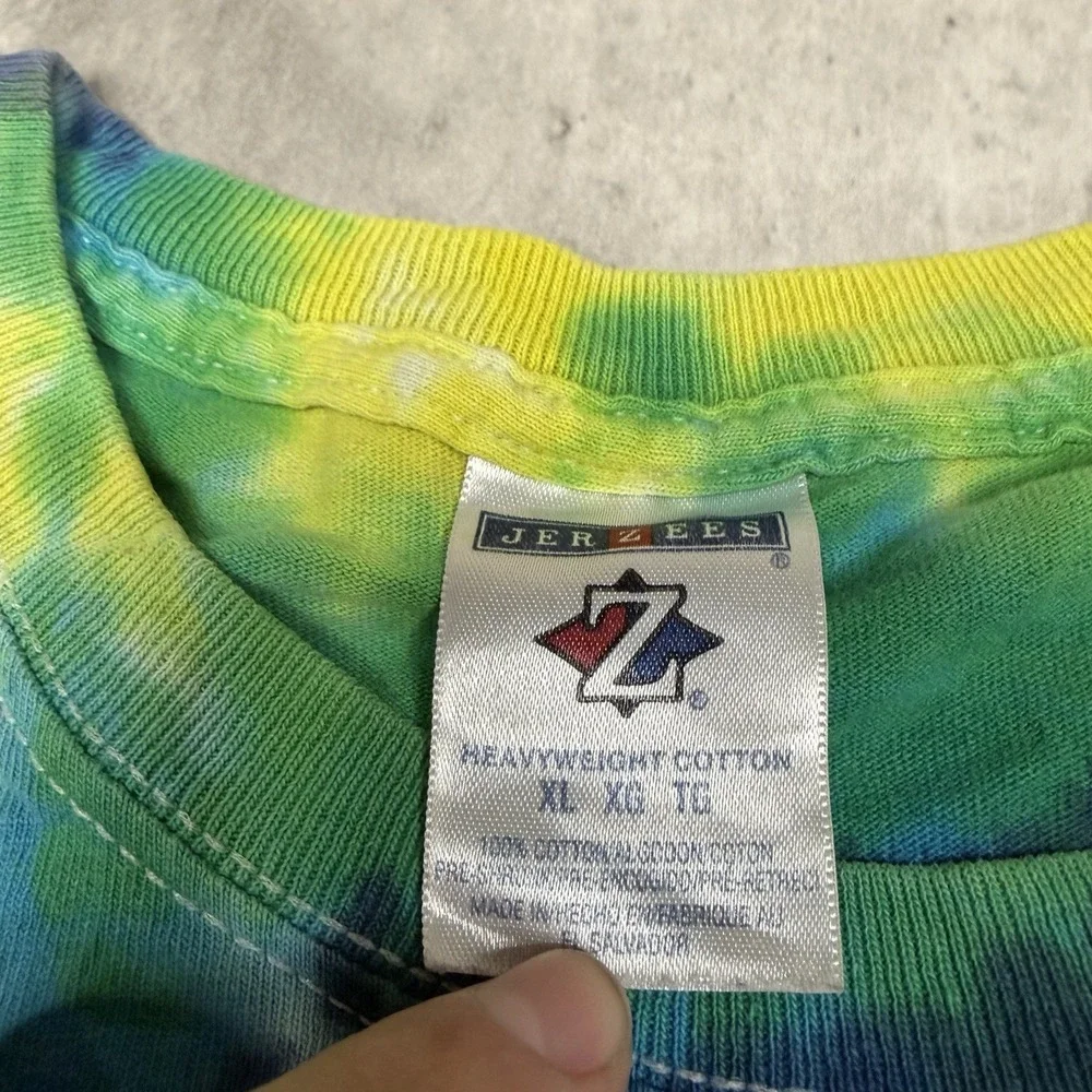 Vintage Celestial Seasonings The Power Of Herbs Tye Dye Shirt Adult Size XL